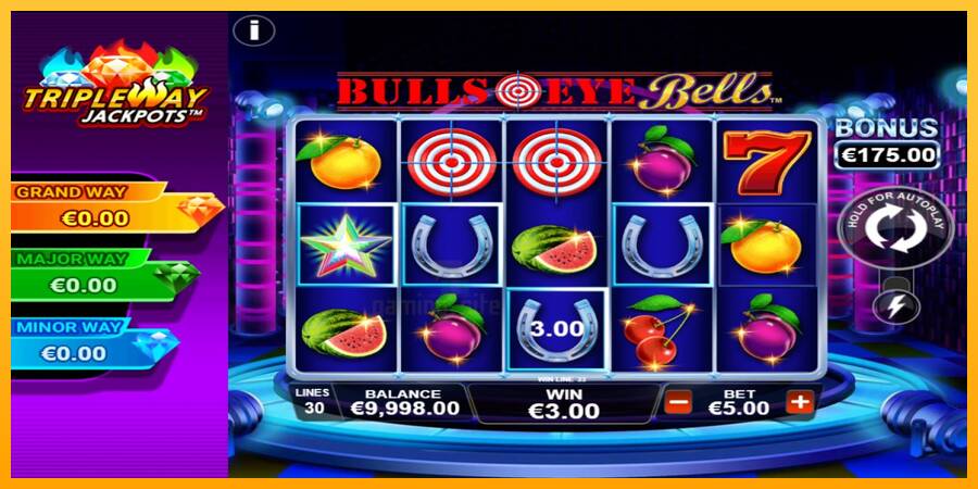 Bulls Eye Bells gaming machine for money, picture 2