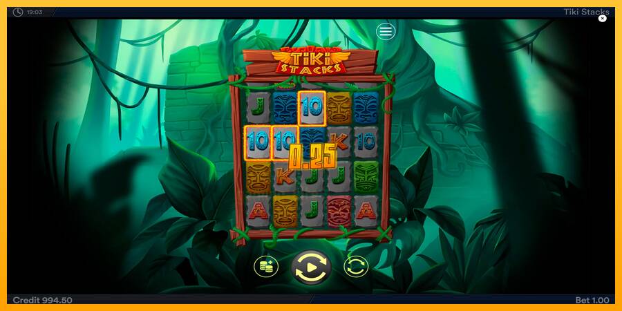 Tiki Stacks gaming machine for money, picture 4