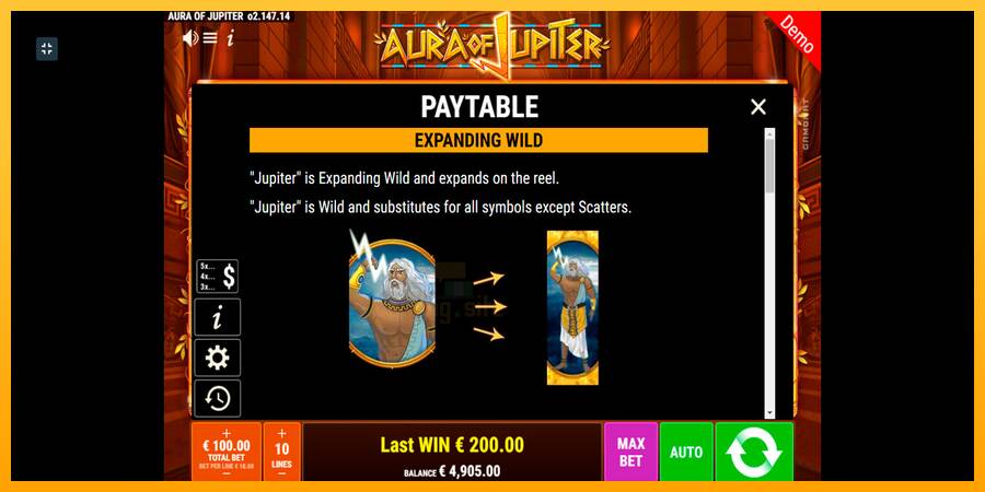 Aura of Jupiter gaming machine for money, picture 7