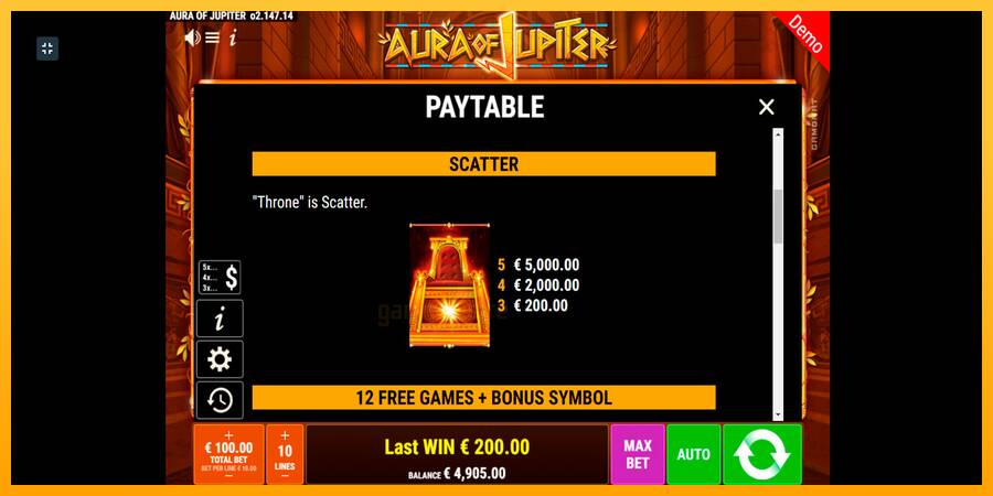 Aura of Jupiter gaming machine for money, picture 8