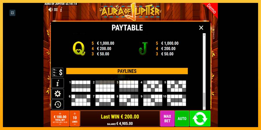 Aura of Jupiter gaming machine for money, picture 10