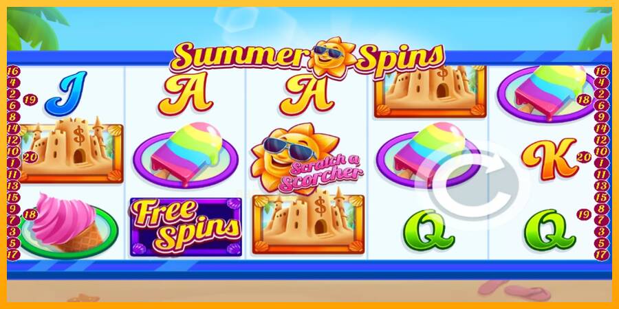 Summer Spins gaming machine for money, picture 1