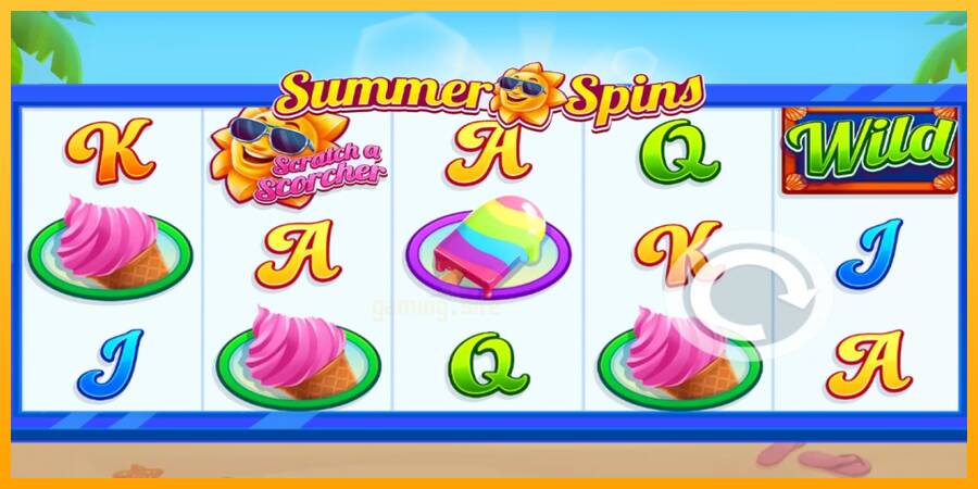 Summer Spins gaming machine for money, picture 4