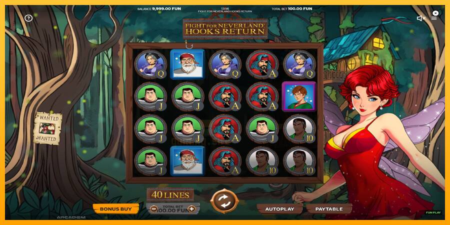 Fight for Neverland: Hooks Return gaming machine for money, picture 2