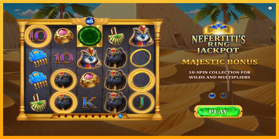 Nefertitis Ring Jackpot gaming machine for money, picture 1