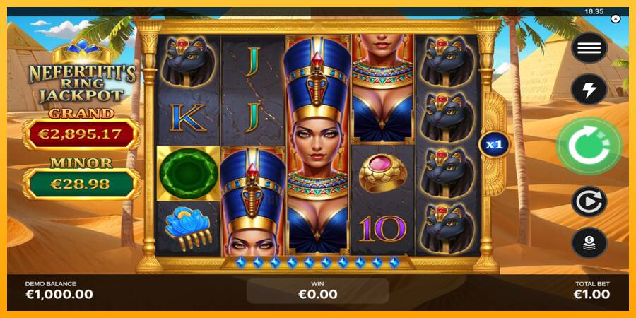 Nefertitis Ring Jackpot gaming machine for money, picture 2