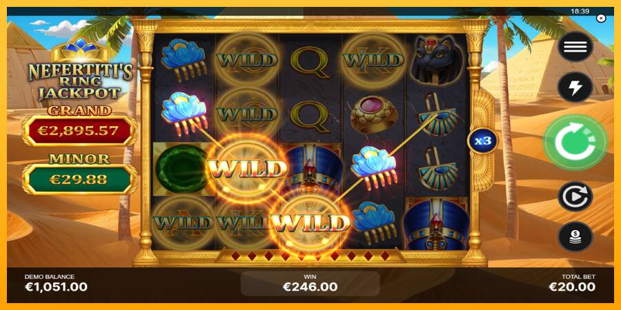 Nefertitis Ring Jackpot gaming machine for money, picture 4