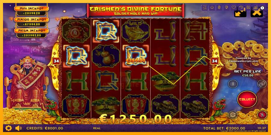 Caishens Divine Fortune gaming machine for money, picture 3