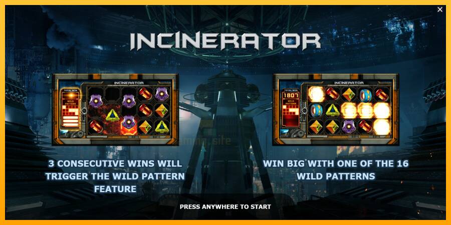 Incinerator gaming machine for money, picture 1