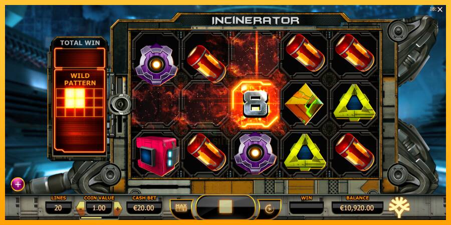 Incinerator gaming machine for money, picture 3