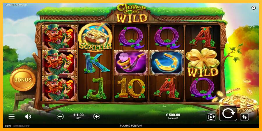 Clover Goes Wild gaming machine for money, picture 2