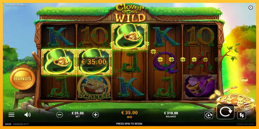 Clover Goes Wild gaming machine for money, picture 4