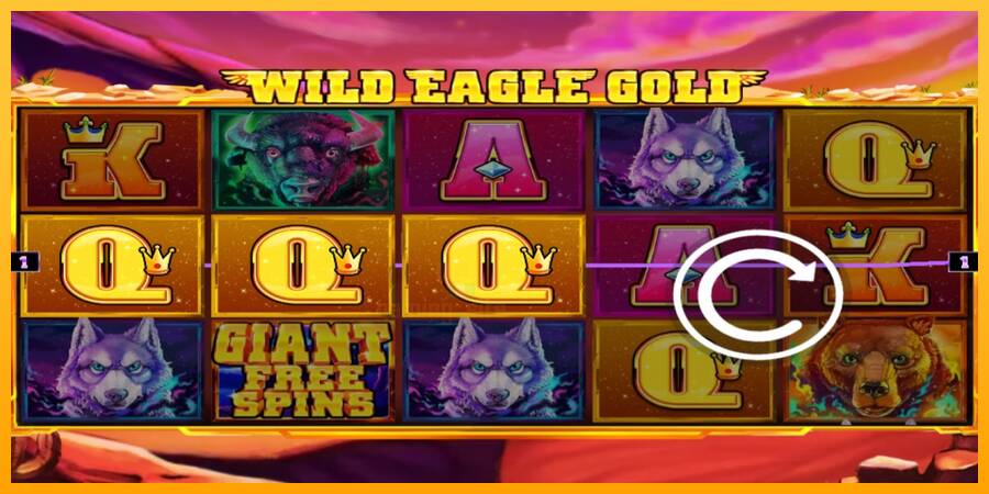 Wild Eagle Gold gaming machine for money, picture 2