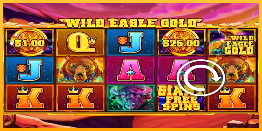 Wild Eagle Gold gaming machine for money, picture 3