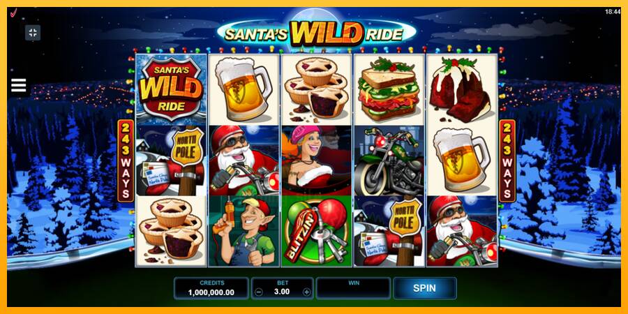 Santas Wild Ride gaming machine for money, picture 2