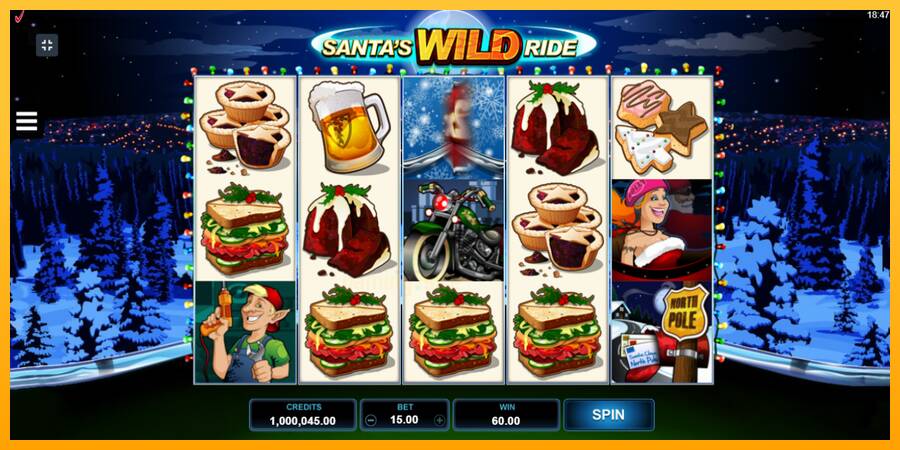 Santas Wild Ride gaming machine for money, picture 3