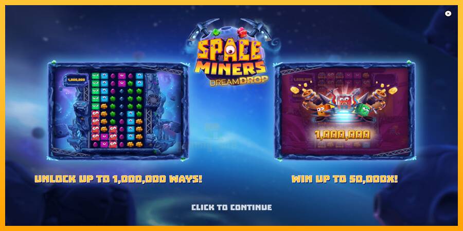 Space Miners Dream Drop gaming machine for money, picture 1