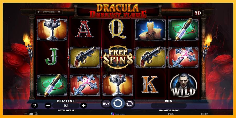 Dracula - Darkest Flame gaming machine for money, picture 2