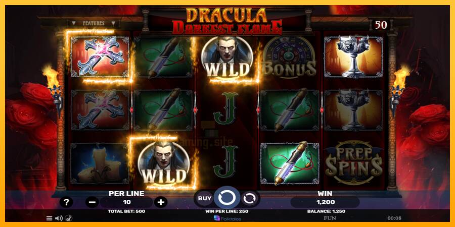 Dracula - Darkest Flame gaming machine for money, picture 4