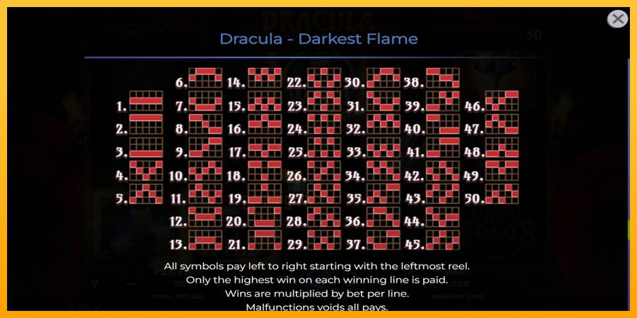 Dracula - Darkest Flame gaming machine for money, picture 7