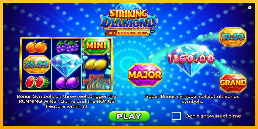 Striking Diamond gaming machine for money, picture 1