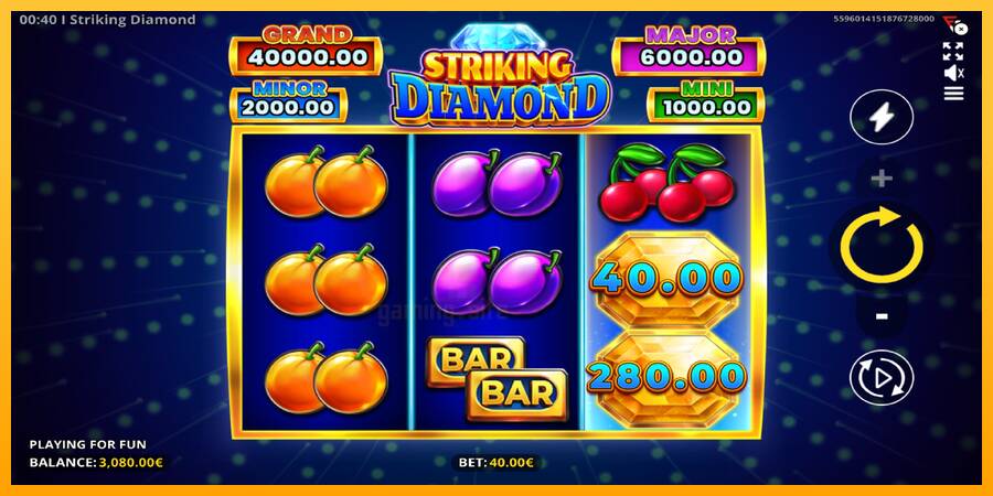 Striking Diamond gaming machine for money, picture 2