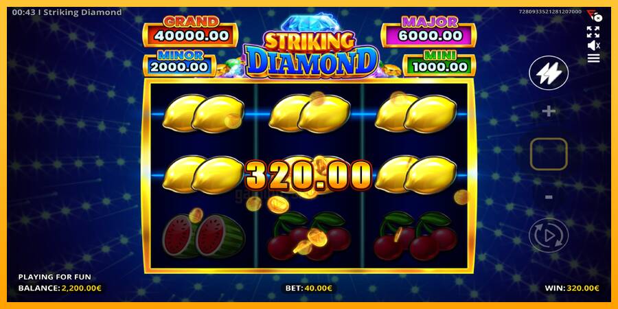 Striking Diamond gaming machine for money, picture 4