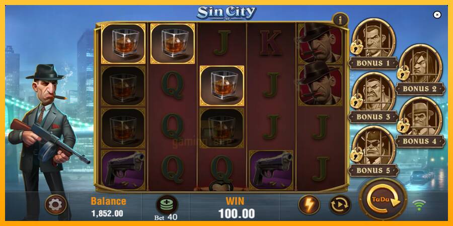 Sin City gaming machine for money, picture 4