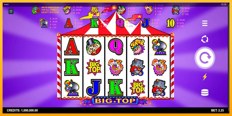 Big Top gaming machine for money, picture 1