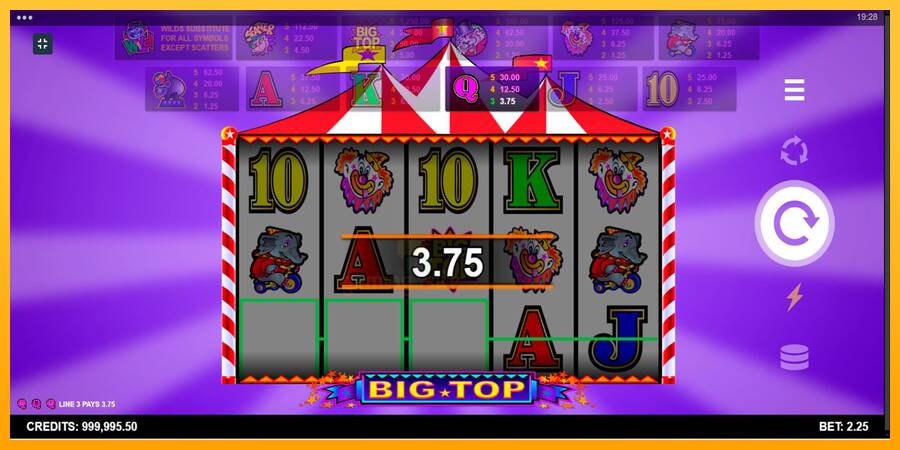 Big Top gaming machine for money, picture 2