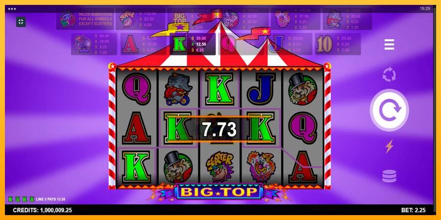 Big Top gaming machine for money, picture 5