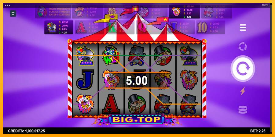 Big Top gaming machine for money, picture 6