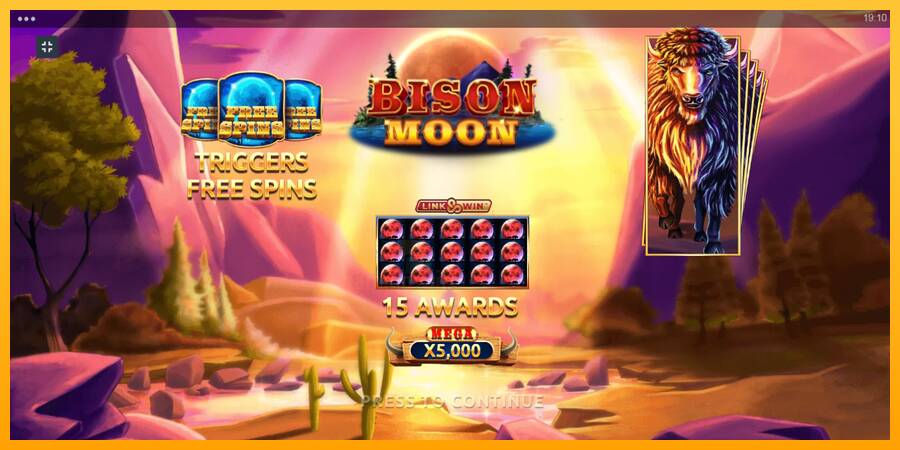 Bison Moon Megaways gaming machine for money, picture 1