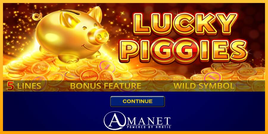 Lucky Piggies gaming machine for money, picture 1