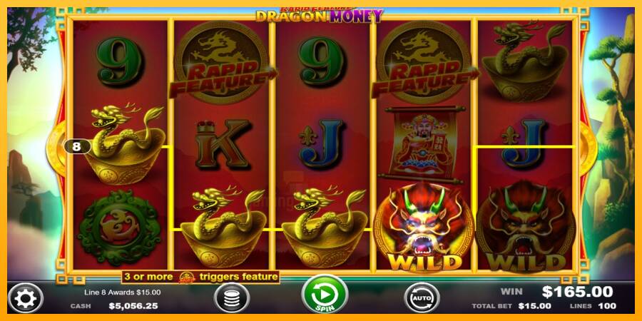 Rapid Feature Dragon Money gaming machine for money, picture 4