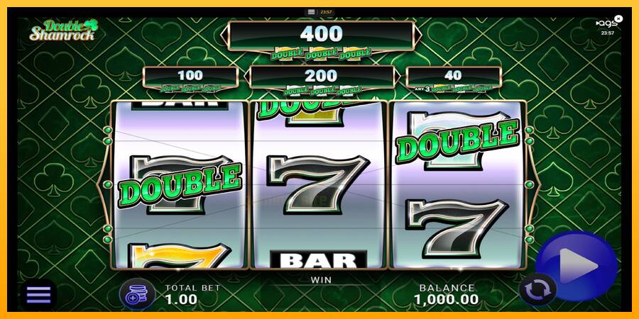 Double Shamrock gaming machine for money, picture 1