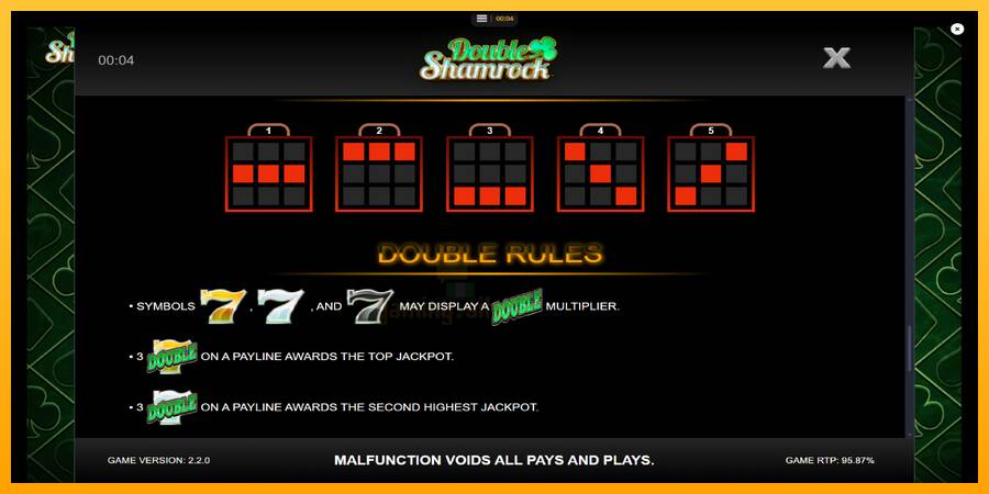 Double Shamrock gaming machine for money, picture 7