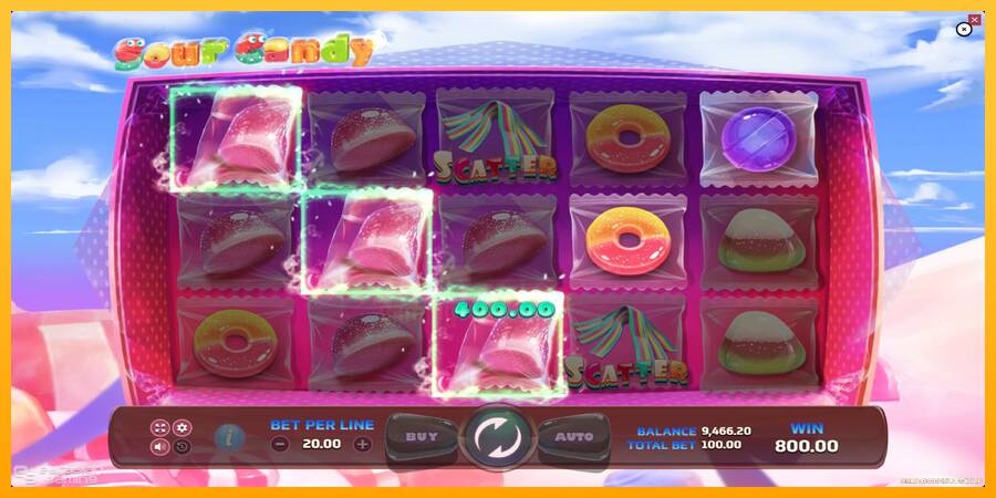 Sour Candy gaming machine for money, picture 4