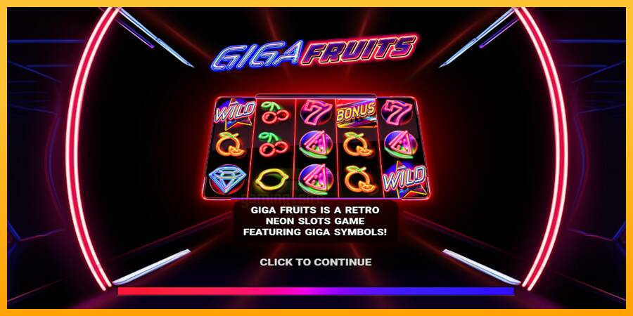 Giga Fruits gaming machine for money, picture 1