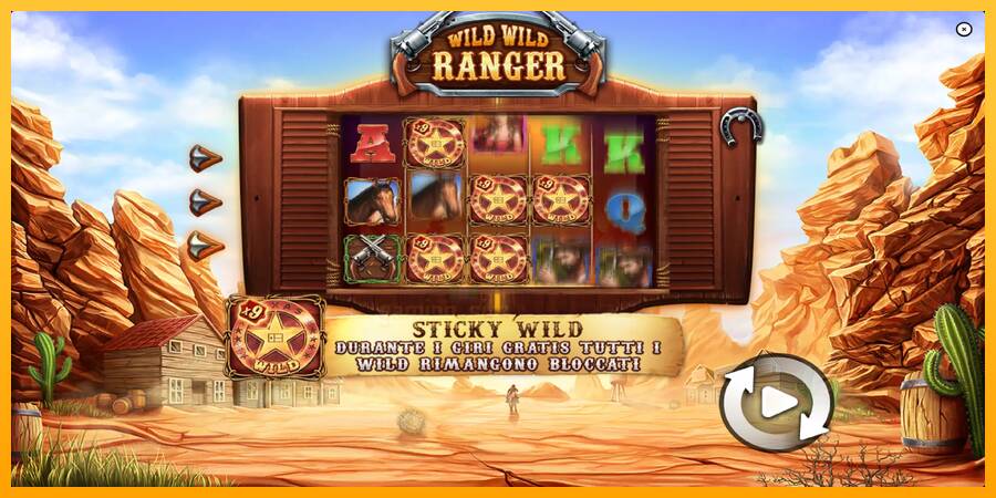 Wild Wild Ranger gaming machine for money, picture 1