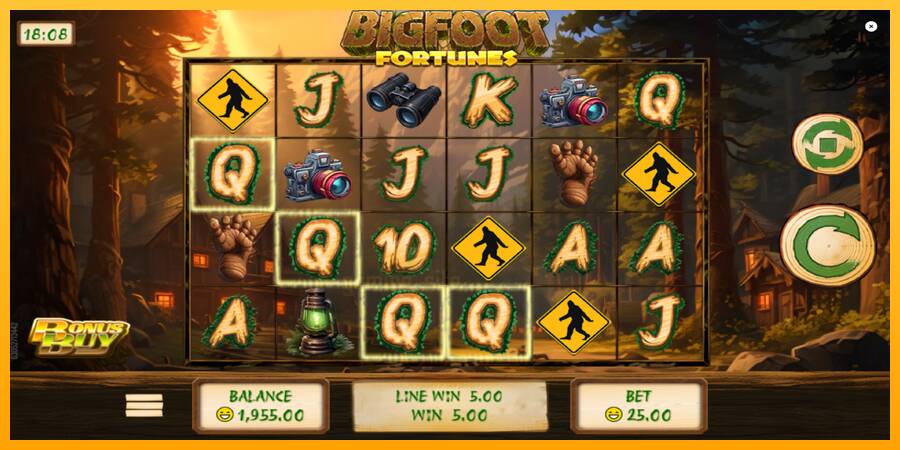 Bigfoot Fortunes gaming machine for money, picture 3