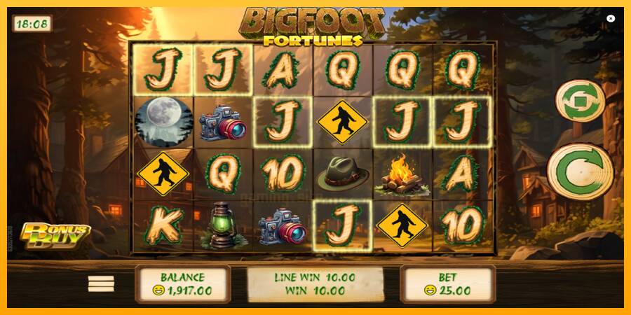 Bigfoot Fortunes gaming machine for money, picture 4