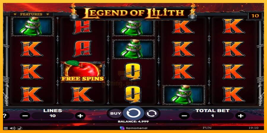 Legend of Lilith gaming machine for money, picture 2