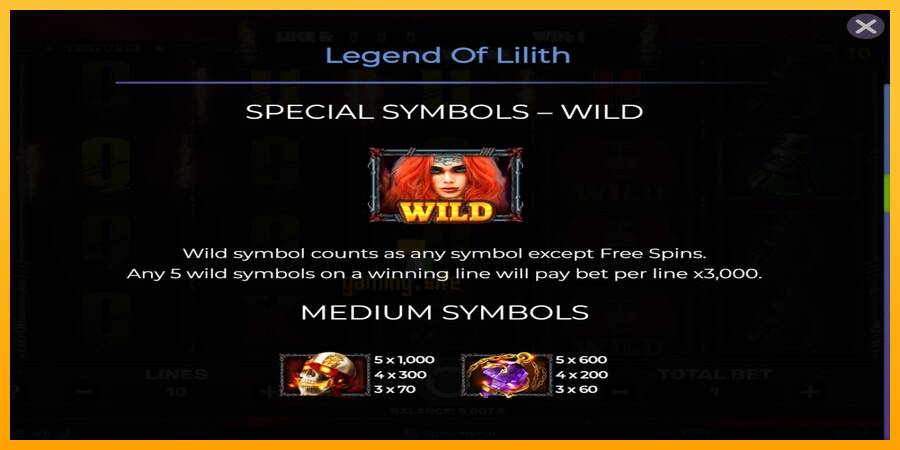 Legend of Lilith gaming machine for money, picture 5