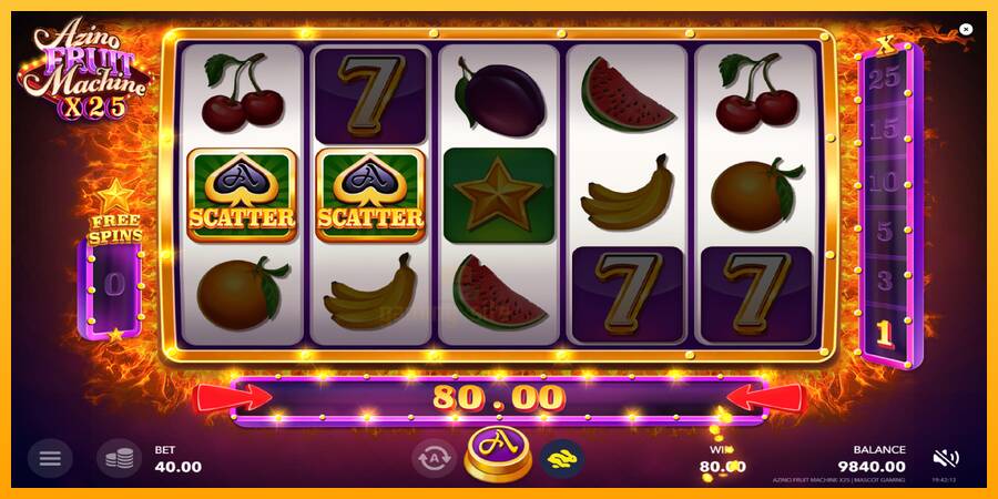 Azino Fruit Machine x25 gaming machine for money, picture 3