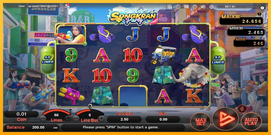 Songkran Party gaming machine for money, picture 2