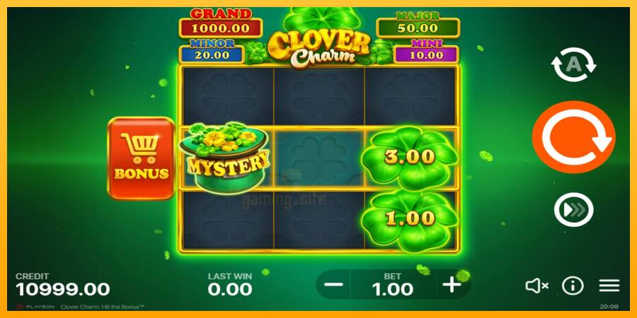 Clover Charm: Hit the Bonus gaming machine for money, picture 2