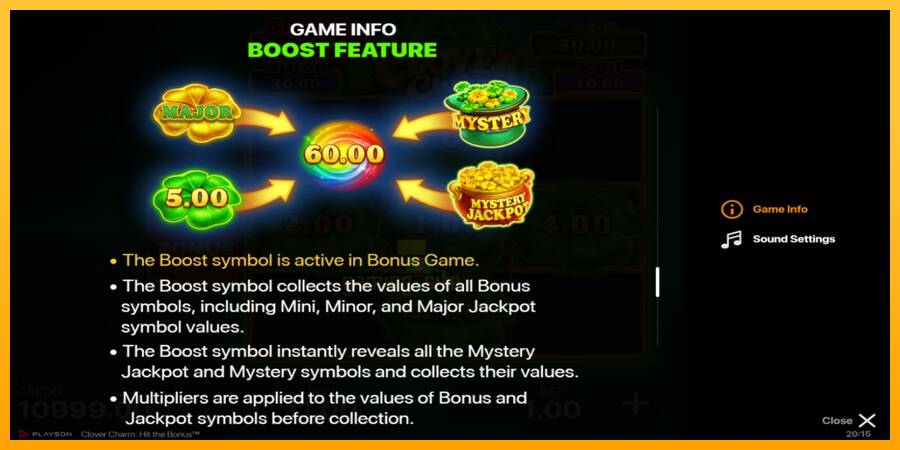 Clover Charm: Hit the Bonus gaming machine for money, picture 6