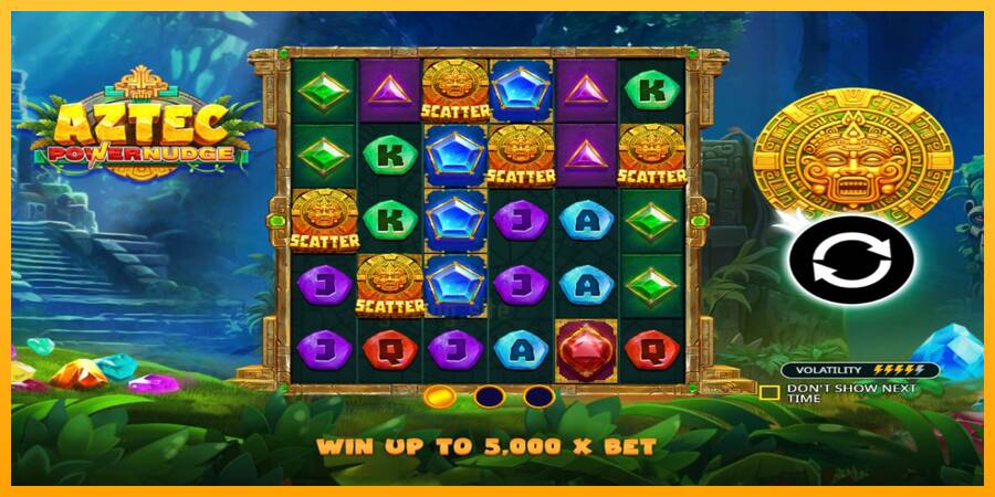 Aztec Powernudge gaming machine for money, picture 1