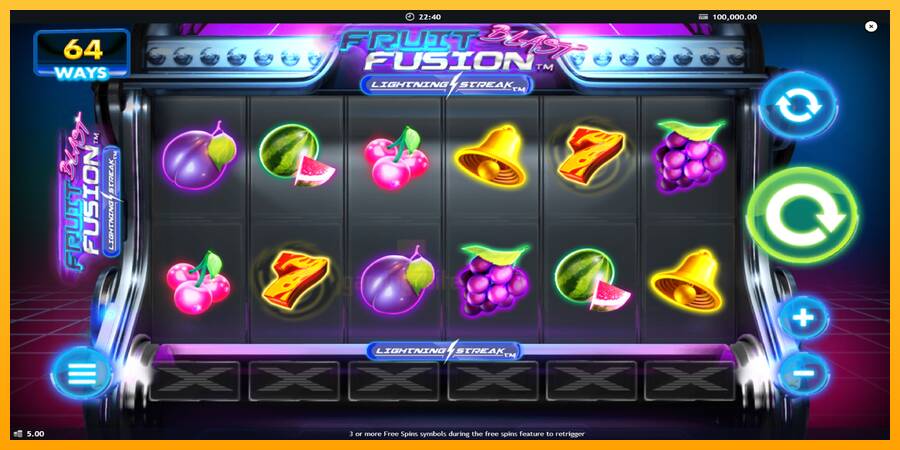 Fruit Fusion Blast Lightning Reels gaming machine for money, picture 2